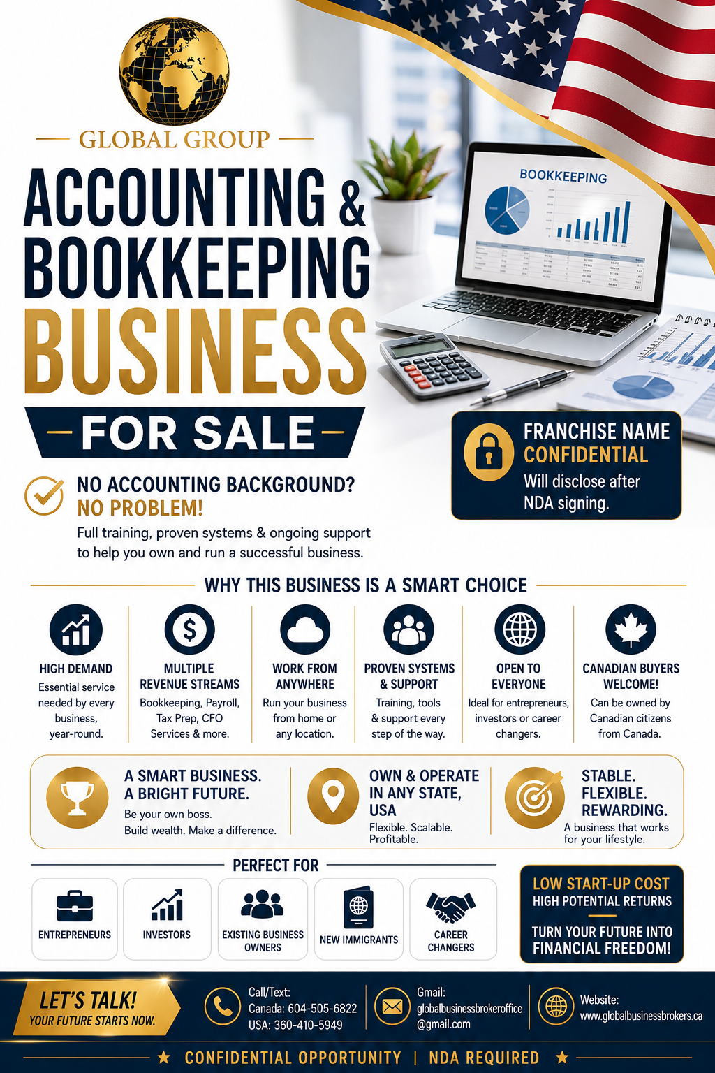 Accounting & Bookkeeping Business in all USA